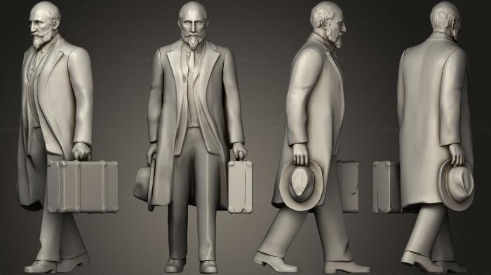 Figurines of people (staff passengers03, STKH_0181) 3D models for cnc